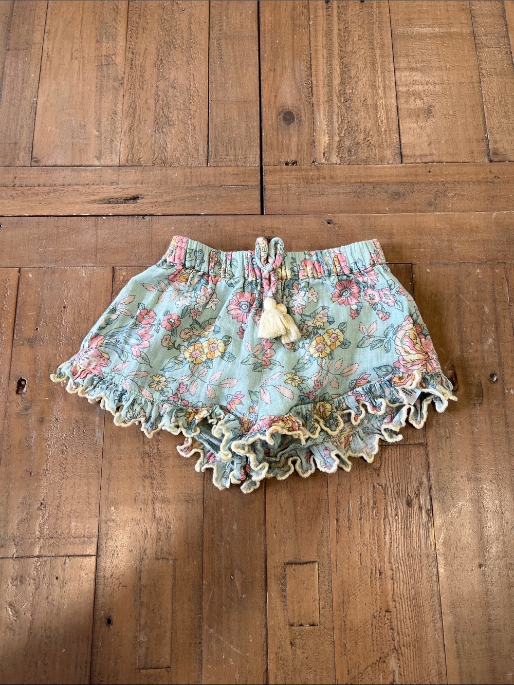Louise Misha shorts vallaloid water jodhpur floral ruffle shorts 6 months